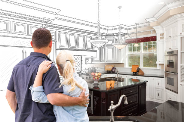 Custom kitchen cabinets installed in a Schwenksville home